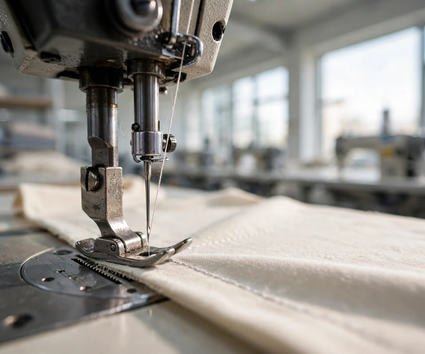 Sewing production at Shadanatex Bangladesh factory
